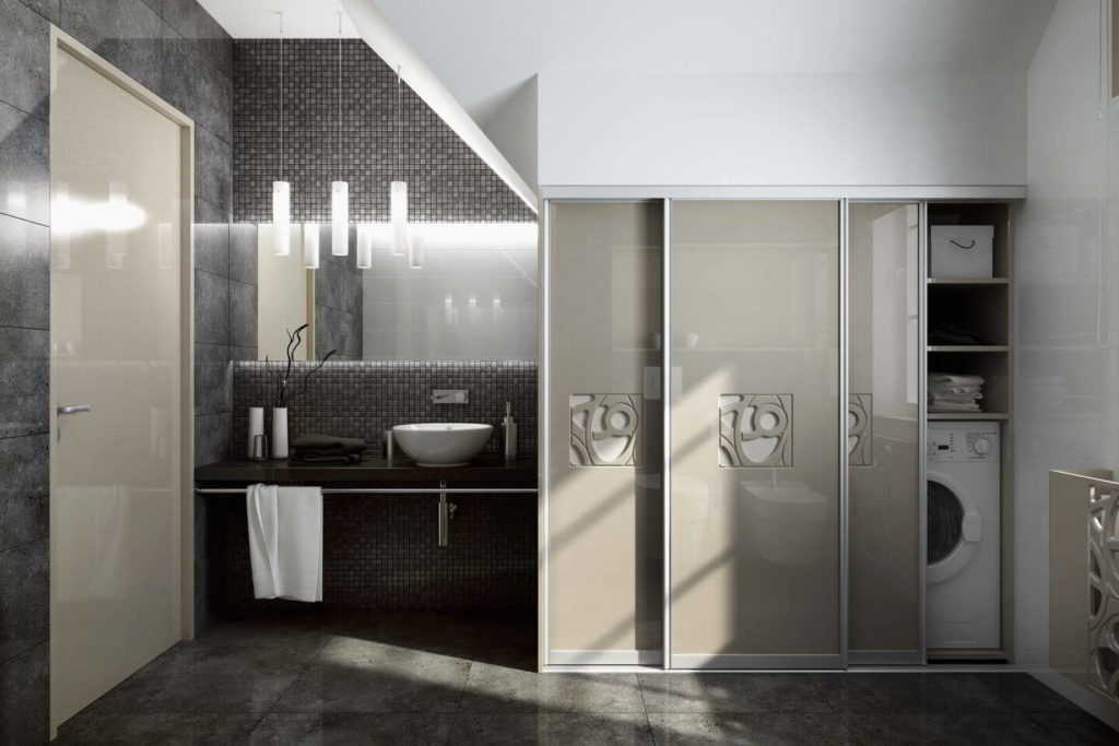 Fitted Wardrobe in a bathroom