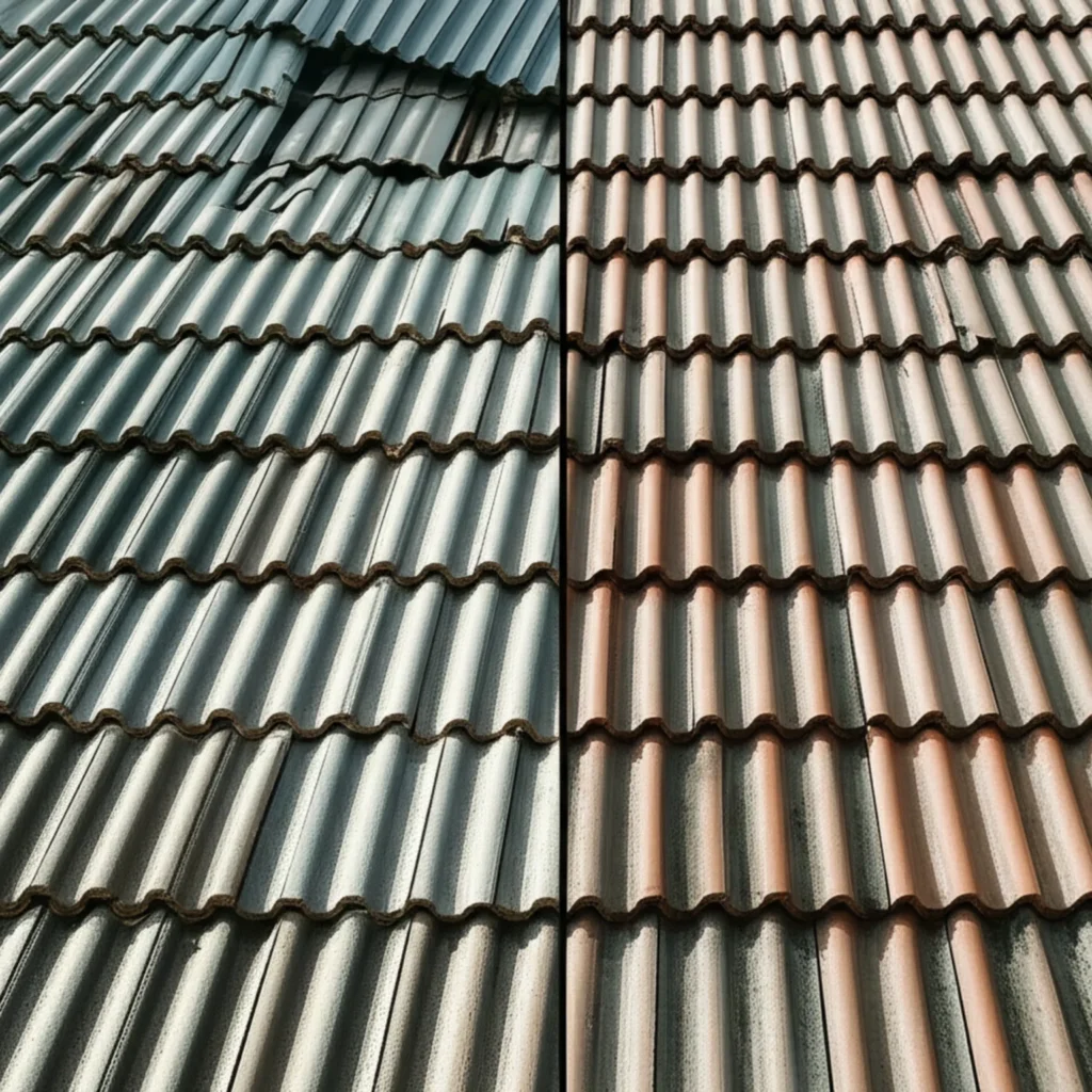Professional roof inspection for leaking roof repairs